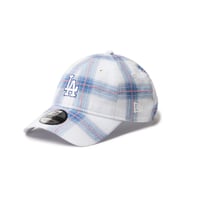 【NEWERA】9TWENTY Ombre Plaid オンブレチェック ロサンゼルス・ドジャース ブルー