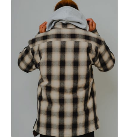 【BIG MIKE】Heavy Flannel Zip Jacket