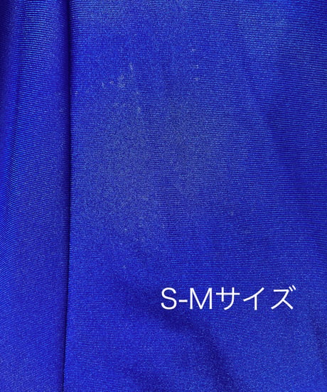 ロングスリーブ ワンショルダー ジャージードレス　ロイヤルブルー　S-M,M-MLサイズ