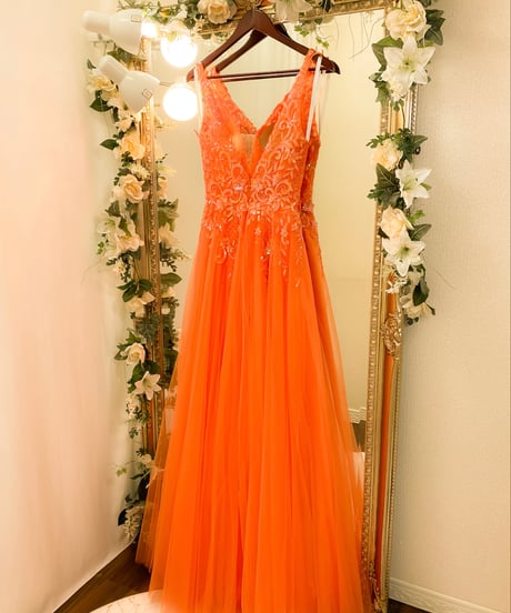 JOVANI Vネックレースボールガウン Mサイズ