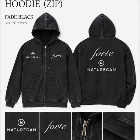 forte×Naturecan  Collaboration Zip Hoodie(2Color)クーポン付き