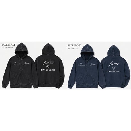 forte×Naturecan  Collaboration Zip Hoodie(2Color)クーポン付き