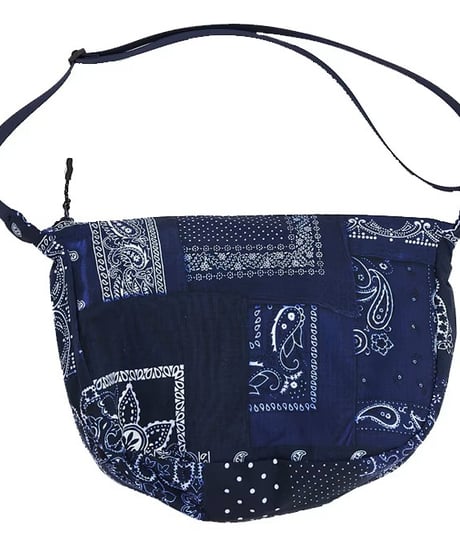 SMOOTHY×BEDWIN Bandana Messenger Bag ( ネイビーカラー）スムージー
