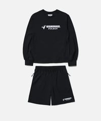 ネイバーフッド　neighborhood  ONE THIRD(KIDS) NH X FOLBOT . PHYSICAL FITNESS UNIFORM FOR KIDS ( BLACK カラー ）