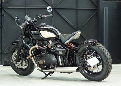 ボンネビルボバー専用 サイドナンバーKIT　SN-01-BB