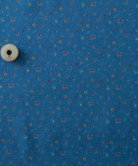 チェリーブーケ 青色(Blue) ハノンオリジナルファブリック 20cm x 50cm
