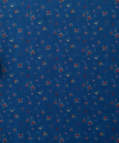 チェリーブーケ 青色 : ハノンオリジナルファブリック 20cm x 50cm