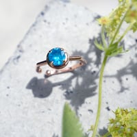 perfume bottle series　earcuff Msize＜apatite(blue)＞