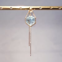 【K10】blanco series　pierce＜aquamarine＞