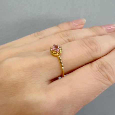 perfume bottle series　ring＜tourmaline＞①