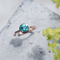 perfume bottle series　earcuff Msize＜apatite(paraiba color)＞