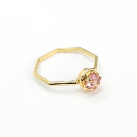 perfume bottle series　ring＜tourmaline＞①