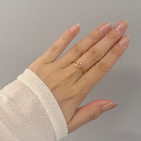 perfume bottle series　ring＜tourmaline＞①