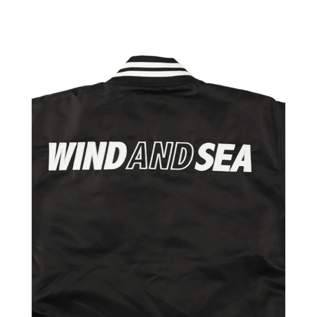 WIND AND SEA / SATIN STADIUM JACKET