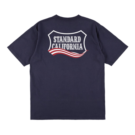 Standard California / SD Heavyweight Shield Logo T July 4th