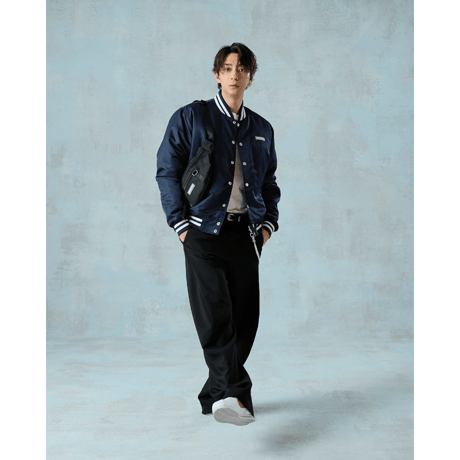 WIND AND SEA / SATIN STADIUM JACKET