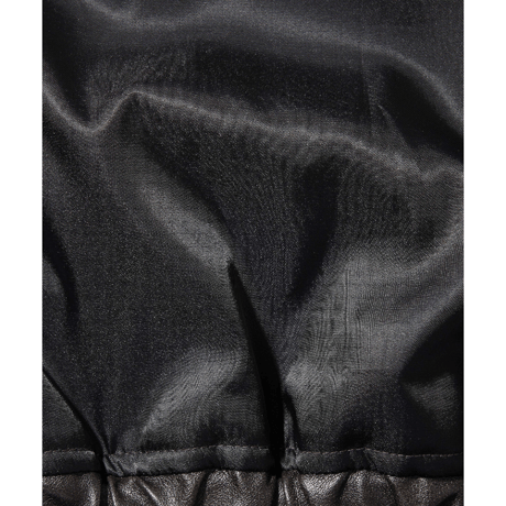X-girl / FAUX LEATHER LOGO PATCH JACKET