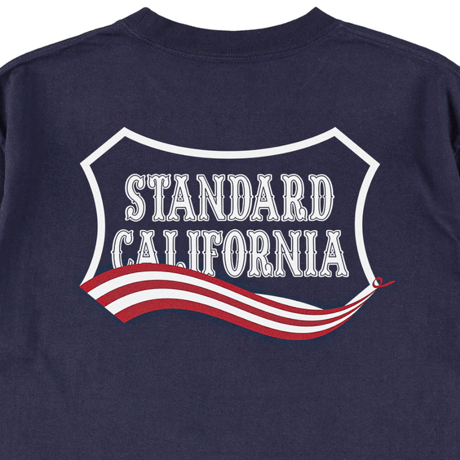 Standard California / SD Heavyweight Shield Logo T July 4th