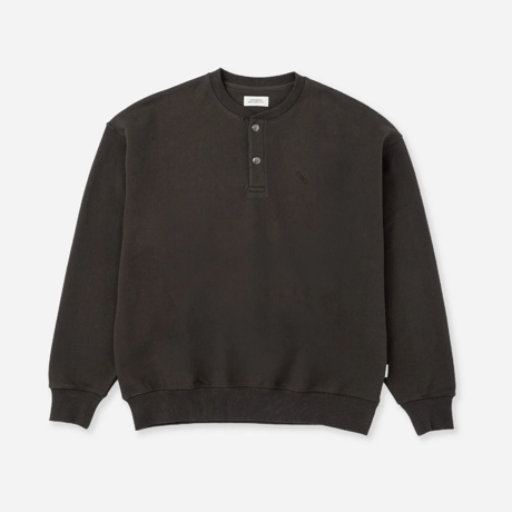 Saturdays NYC / Bowery Henley Neck Sweatshirt