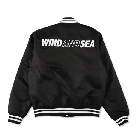 WIND AND SEA / SATIN STADIUM JACKET