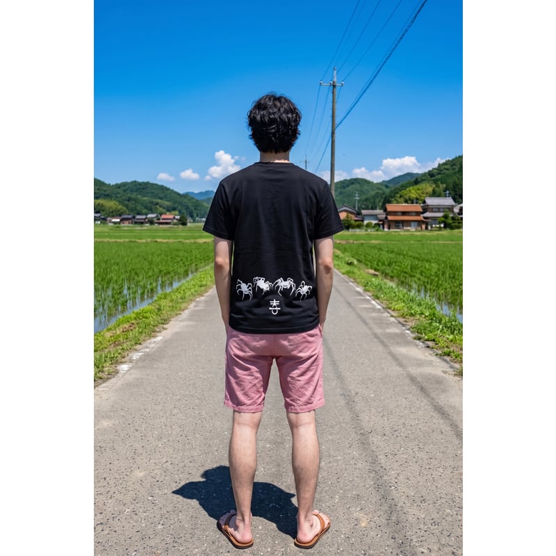 冷えめんクモちゃん T Hiyemen Lucky Spider T-Shirt KJ-620