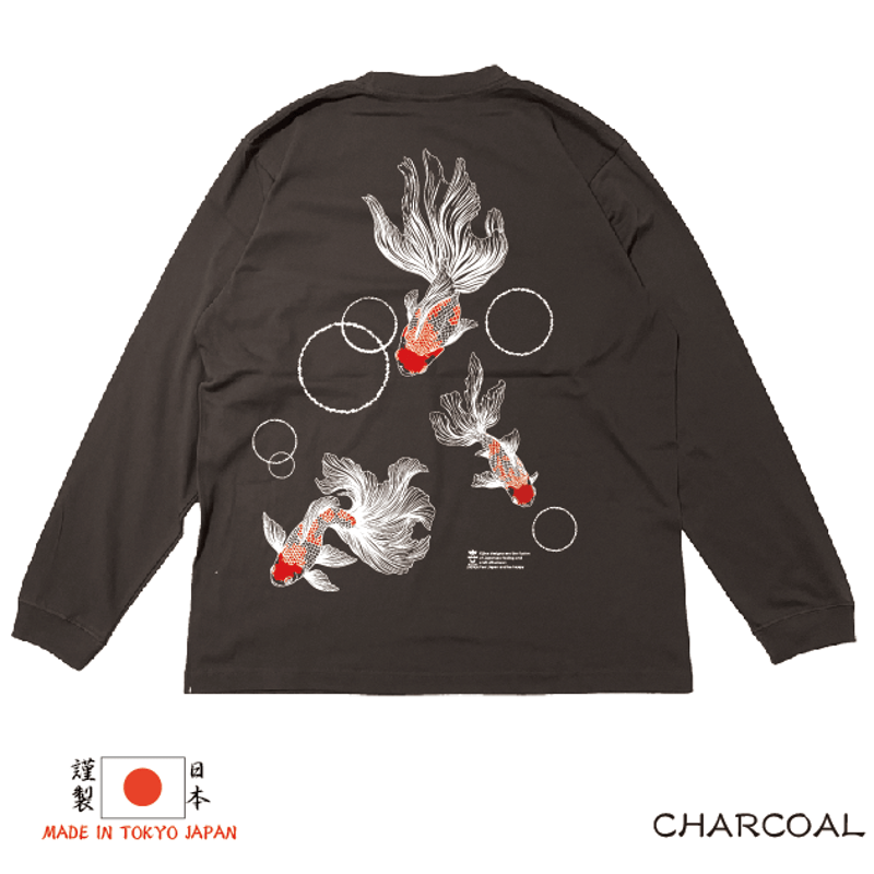 金魚のロンT GOLDFISH L/S TEE KJ-62105 | 喜人公式オンラインショップ