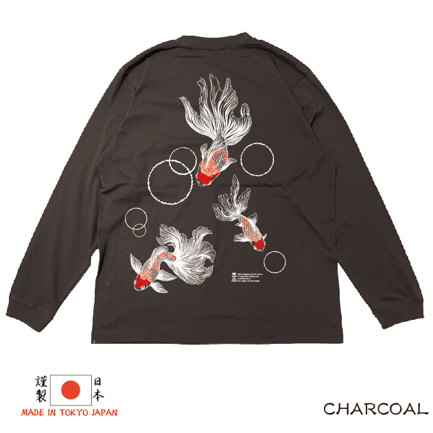 金魚のロンT GOLDFISH L/S TEE KJ-62105 | 喜人公式オンラインショップ