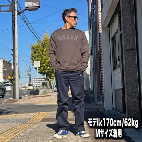 ROARK(ロアーク) MEDIVAL 14oz H/W L/S TEE チャコール
