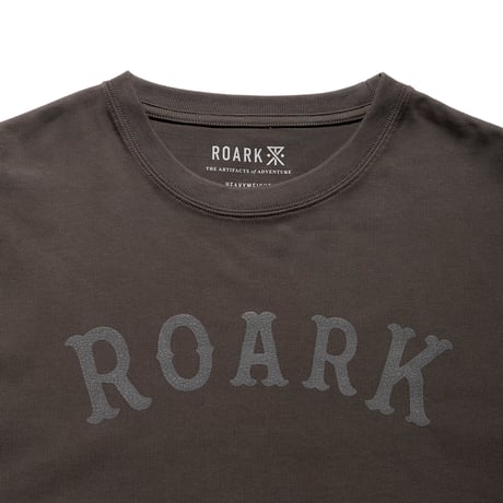 ROARK(ロアーク) MEDIVAL 14oz H/W L/S TEE チャコール