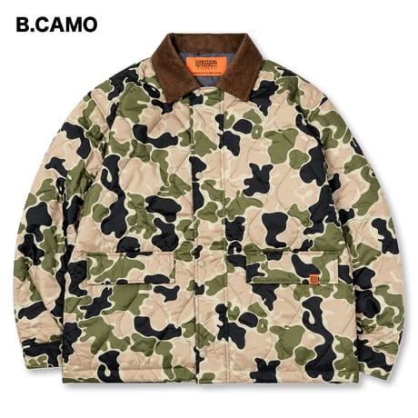 UNIVERSAL OVERALL(ユニバーサルオーバーオール) QUILT BLOUSON 2色(BLACK/B.CAMO)