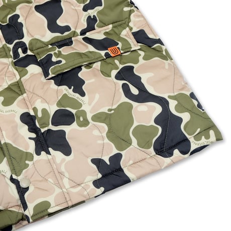 UNIVERSAL OVERALL(ユニバーサルオーバーオール) QUILT BLOUSON 2色(BLACK/B.CAMO)
