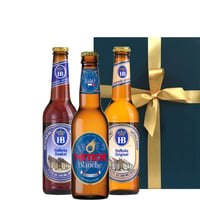 夏ギフト 暑中見舞い ビール 飲み比べ ギフトセット ドイツ フランス 330ml 3本 詰め合わせギフト 地ビール  海外ビール プレゼント ギフト箱 リボン付き 誕生日 お祝い お中元