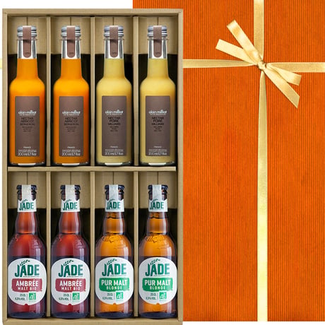 夏ギフト ビール ジュース 詰め合わせ ギフト フランス オーガニック クラフトビール アンバー ブロンド ネクター 洋梨 アプリコット アランミリア 誕生日 プレゼント 残暑見舞い