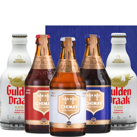 お中元 夏ギフト ビール 詰め合わせセット ベルギービール 飲み比べ 5本セット「シメイ」3本 「グーテンドラーク」2本 330ml 輸入ビール 海外ビール 誕生日 プレゼント