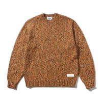 Butter Goods Speckle Knit Sweater - Orange