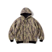 FTC Washed Hooded Work Jacket - Camo