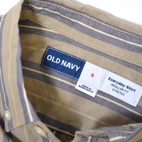 Old Navy L/S Stripe Poplin Shirts - Light Purple Stripe