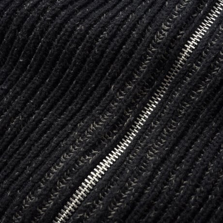 Butter Goods Club Zip-Thru Knit - Black