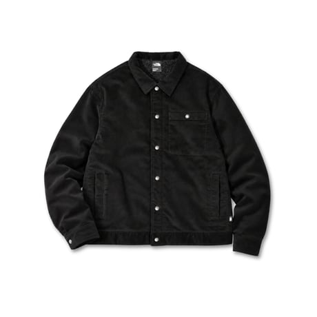 The North Face Corduroy Junction Fleece Lined Shacket - Black