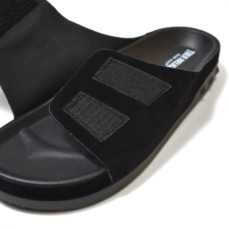 True Religion Logo Strap Slide Sandal - Black