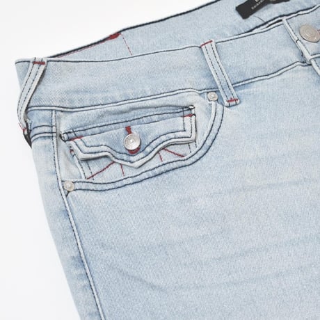True Religion Billy Flap Bootcut Jeans - Light Journey Wash
