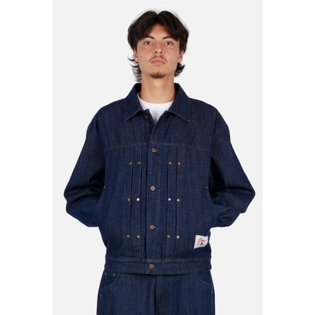 Dime Pleated Denim Jacket / 全2色