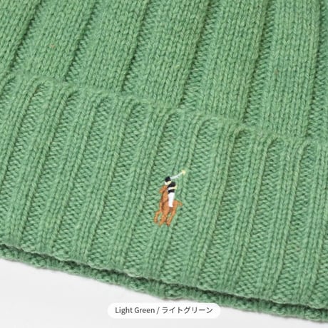 Polo Ralph Lauren Signature Pony Wool-Blend Beanie / 全10色