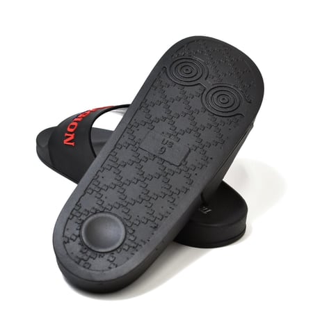 True Religion Weezy Logo Slide Sandal - Black