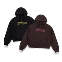 Dime Distressed Terry Zip Hoodie / 全2色