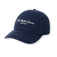Polo Ralph Lauren Embroidered-Logo Twill Ball Cap - Newport Navy