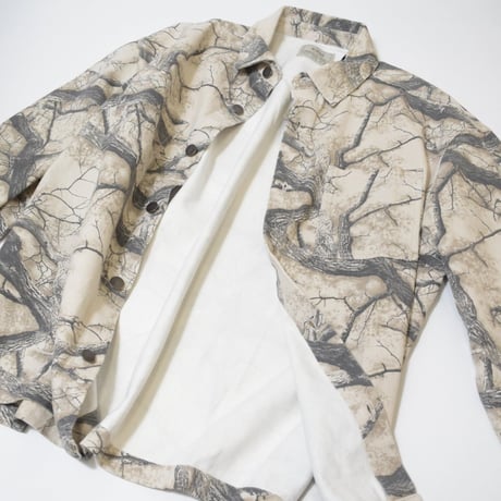 Nomad by Craft + Flow Tree Camo Canvas Shirts Jacket