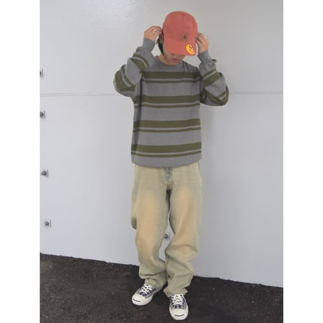 Calvin Klein Stripe Cotton Knit / 全3色