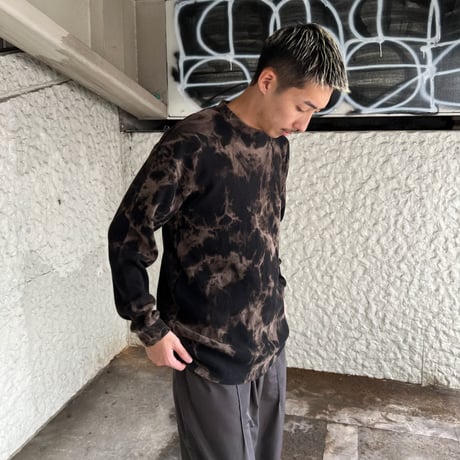 RAWDRIP Custom PRO CLUB L/S Frost Bleach Heavyweight Thermal Shirts / 全2色