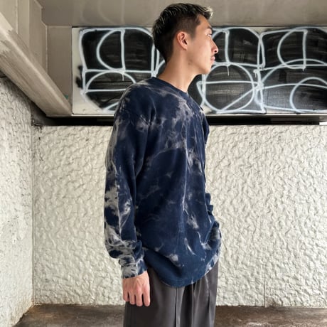 RAWDRIP Custom PRO CLUB L/S Frost Bleach Heavyweight Thermal Shirts / 全2色